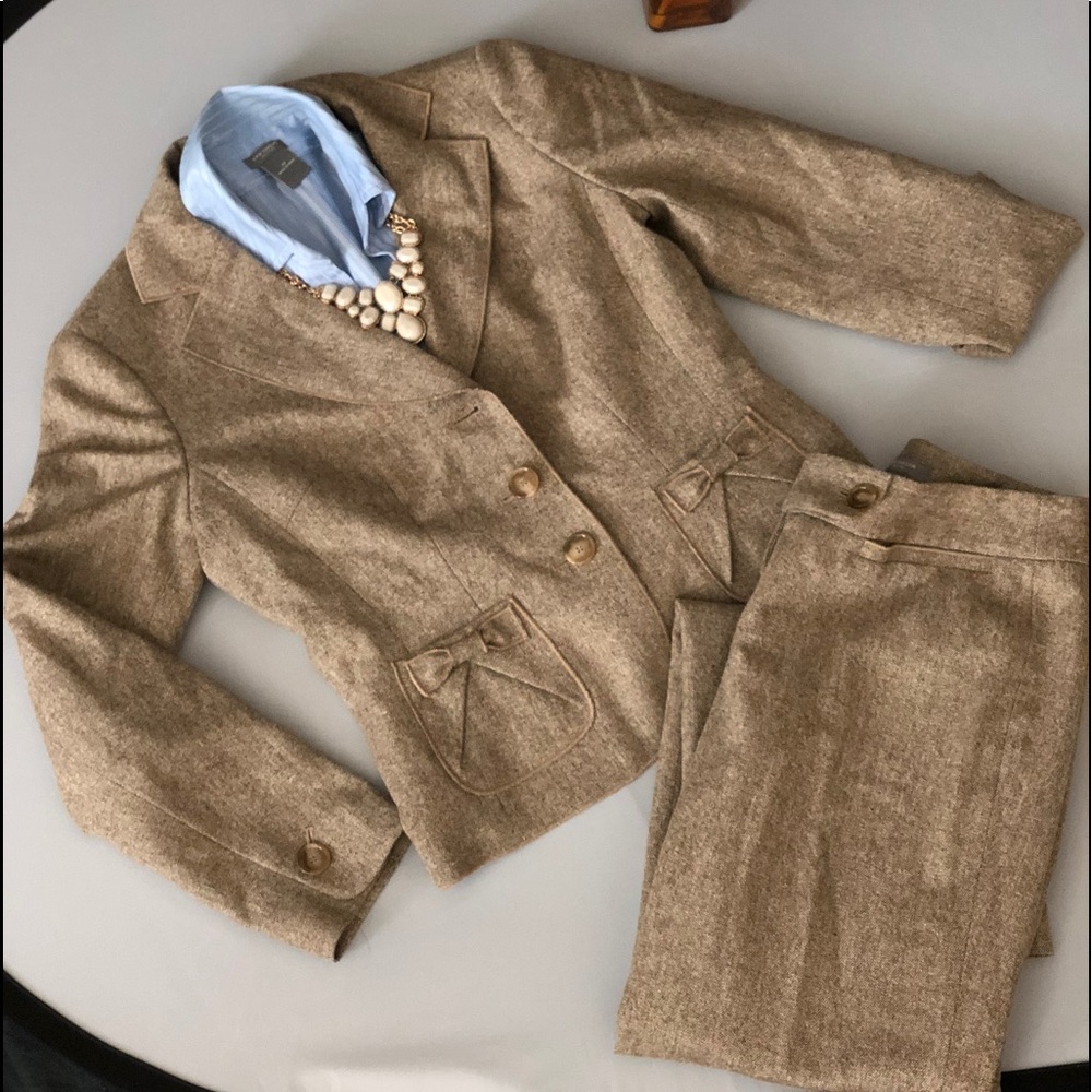 Women’s Wool Blazer and Trouser pant suit set